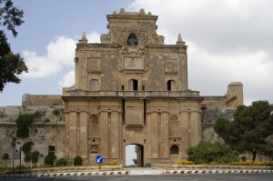 The Notre Dame Gate of the Cottonera Lines, which once guarded the Three Cities