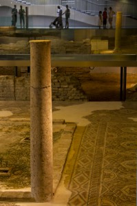 The Roman remains of Hispalis, deep beneath the plaza La Encarnacion...