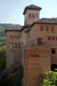 The Alhambra's steep hillside setting protected its inhabitants from unwanted visitors, cold callers and door-to-door religion peddlers...