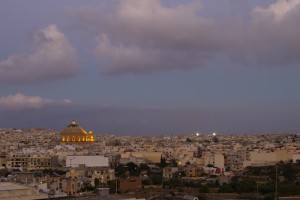 View of the Mosta dome from the terrace of The 360 Degree Penthouse...