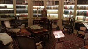 My favourite room — I need a proper library one day, with wood panelled walls and ceiling, and a nice sturdy antique desk...