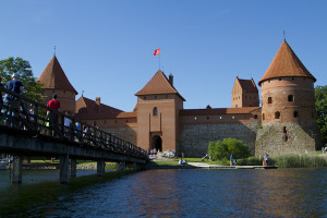 Trakai's fairy tale island castle...