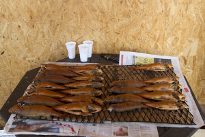 Smoked fish from a Viinistu stall... 