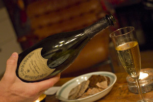 ...and a lovely vintage champagne for the birthday girl... Dom Perignon 2004... 
