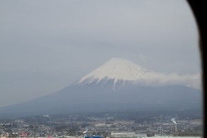 300 kph Mt. Fuji view...