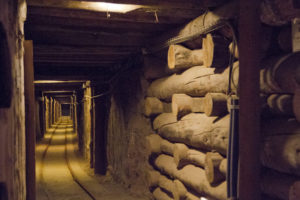 Commercial mining began at Wieliczka in the 13th century...