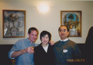 The English school Xmas party — that's Tomio on the right, I'll link his story below...