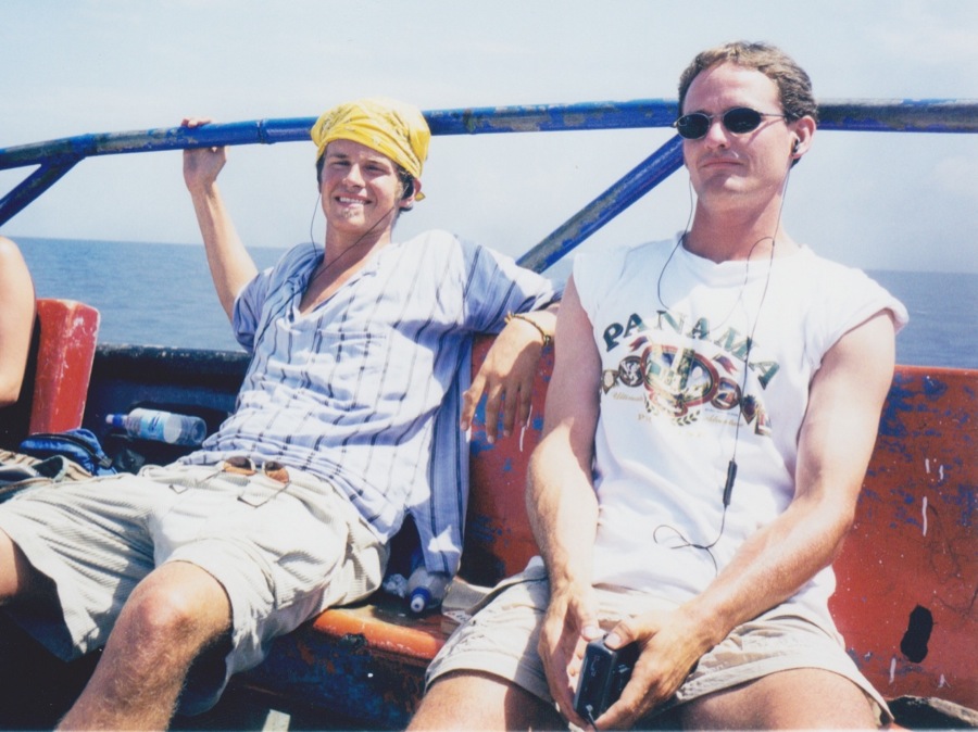 "Zachary Peoples" and "Ray Palmere" on the slow boat back to Bluefields...