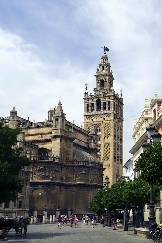 The main cathedral of Seville is said to be the largest Gothic building in the world...