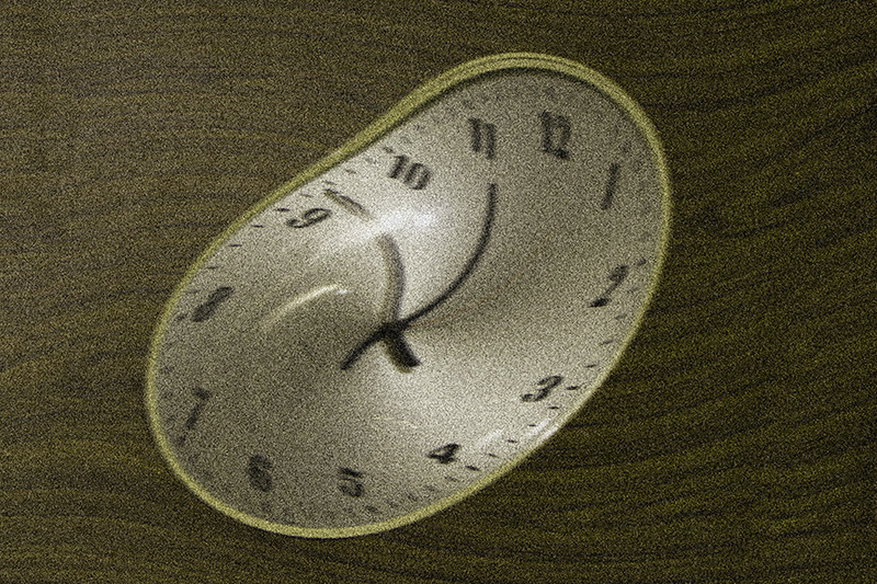 warped clock