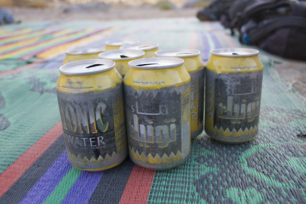 By the time they arrive from Libya, these cans look like they were worked over by the secret police...