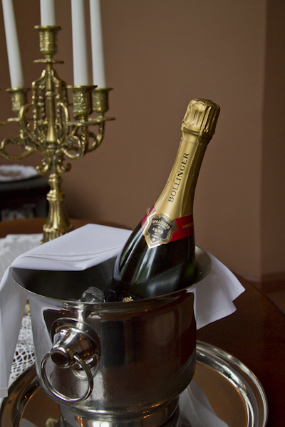 What better drink for the occasion than James Bond's champagne of choice...?