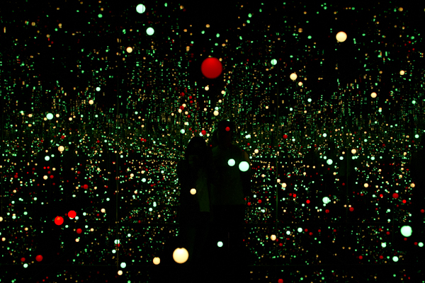 This installation by Japanese artist Yayoi Kusama was incredible... 