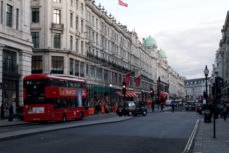 A lovely day for a walk down Regent Street...