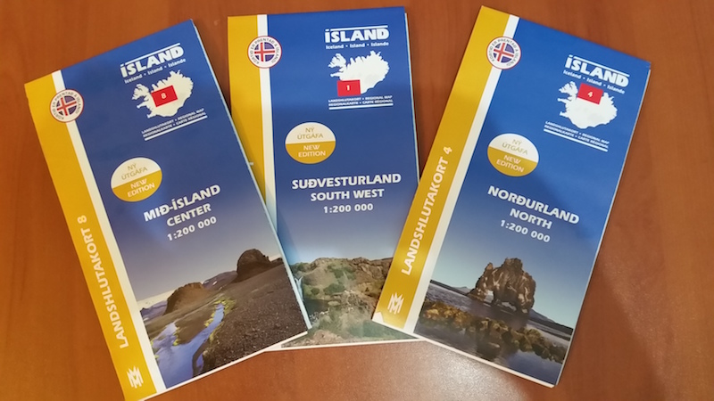 These are a few of the maps I picked up for Iceland...